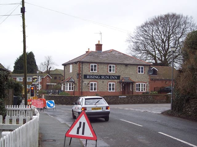 The Rising Sun pub, Clanfield