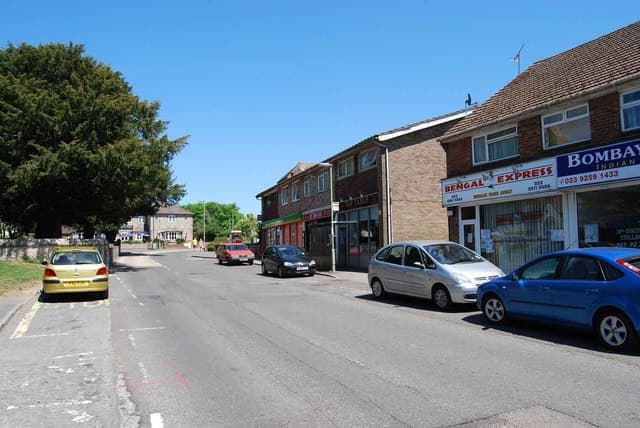 The parade of shops in South Lane, Clanfield
